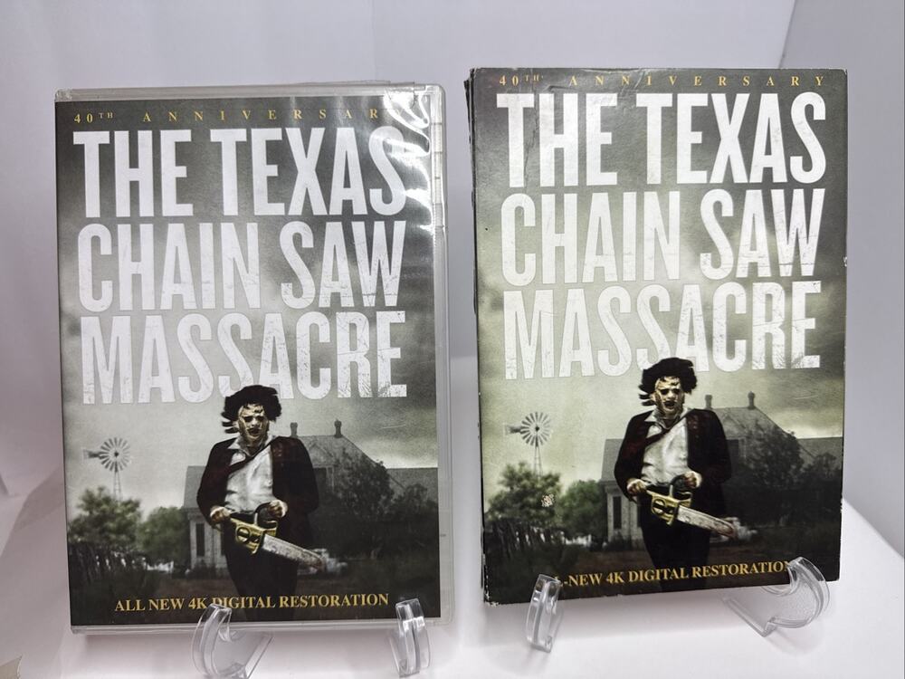 The Texas Chain Saw Massacre DVD 1974 40th Anniversary 4K Restoration